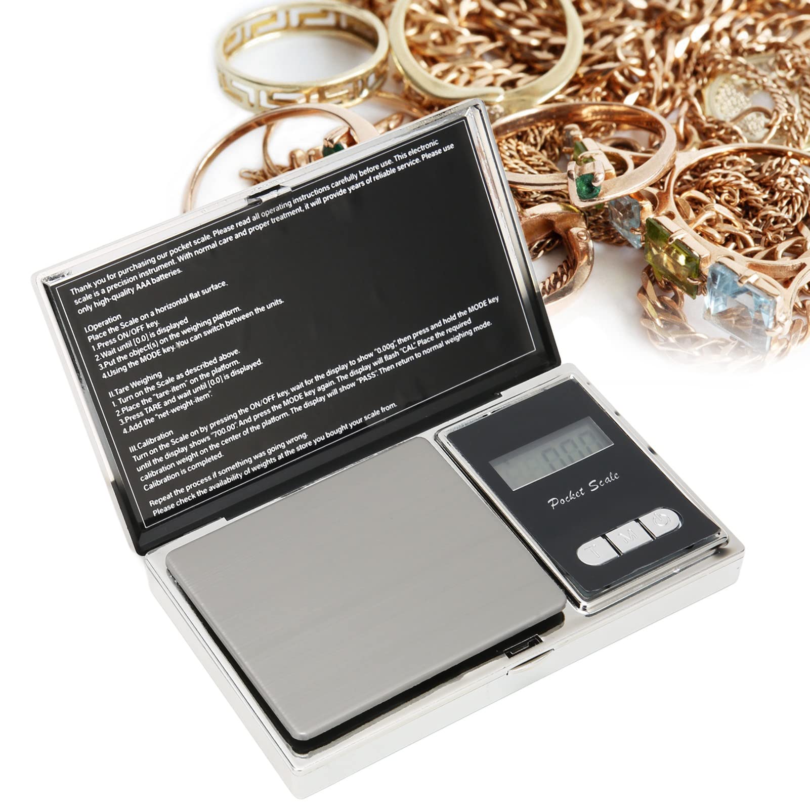 Scala Tascabile Digale, 200 G X 0,01 G E 500 G X 0,1 G Scala Di - Foto 13