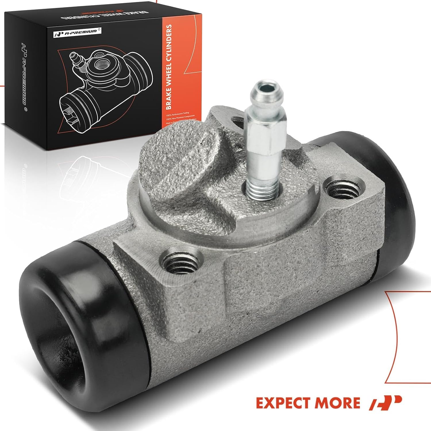 A-Premium Drum Brake Wheel Cylinder Compatible with Select Chevrolet, Checker, Buick, GMC, International, Jeep, Oldsmobile and Packard Models - Impala, C10 Suburban, Corvette, Blazer, Century, 98