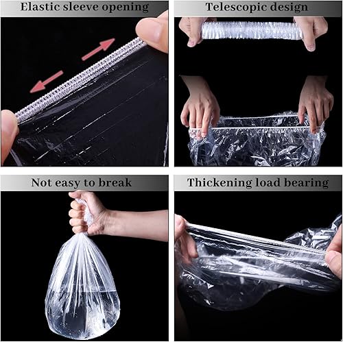 Miniatura 5 de BNOSDM 100 piezas desechables para jaula de conejo, de plástico, para conejillos de indias, ropa de cama, bolsas de arena para hámster, película