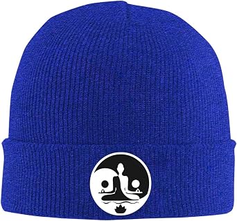 Buddha Yin Yang Adult Knitted Hat Beanie Winter Warm Skull Hat - Men Women