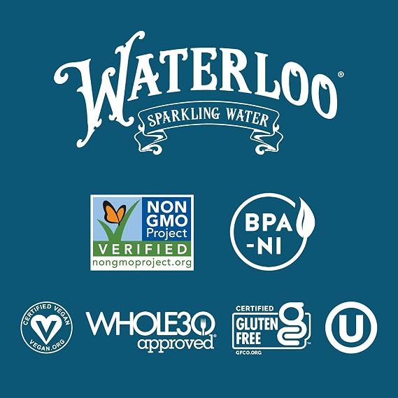Waterloo Blackberry Lemonade Flavor, 12 fl oz Cans, 24 Pack