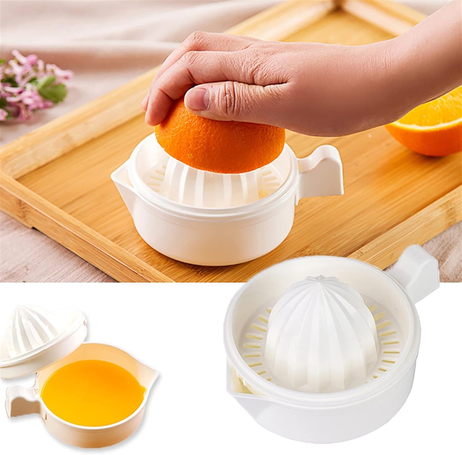 Mandolines Manual Portable Citrus Juicer Kitchen Tools Plastic Orange Lemon Squeezer Multifunction Fruit Machine Accessories