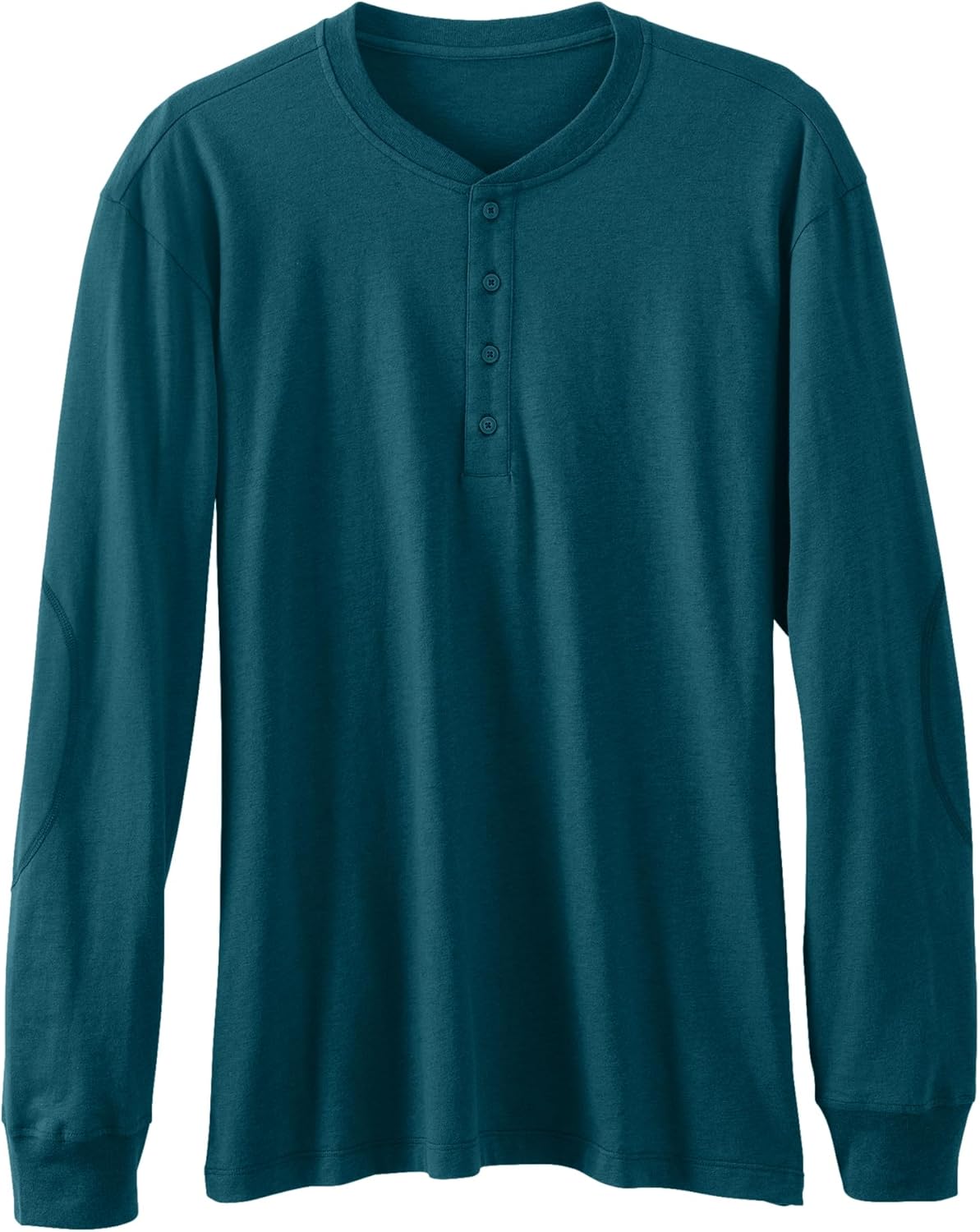 Fair Indigo Men's Organic All-Cotton Luxe Henley Shirt - Image 6