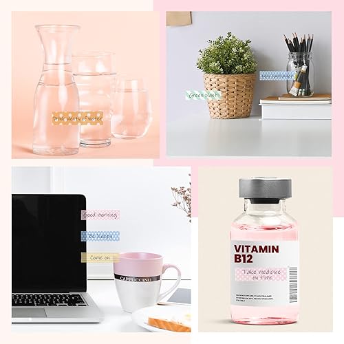 Miniatura 6 de NEWEST 400 pestañas adhesivas transparentes para índice, banderas de notas desplegables transparentes, calcomanías de recordatorio de PET para