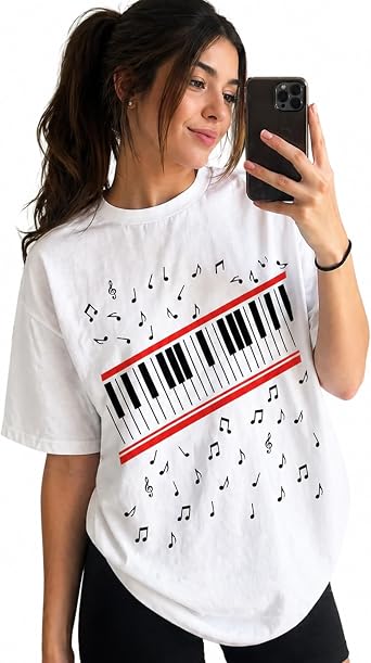 Michael J Beat It Piano Keys T Shirt, King of Pop Music Tee, Michael Fan Gift MJ Fan Outfit Gift Black