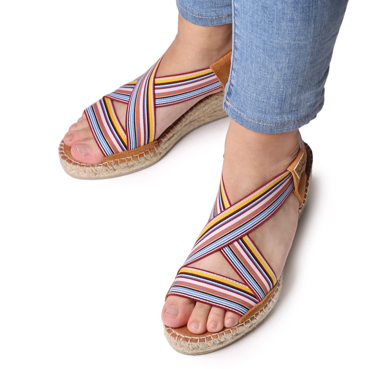 Toni Pons Tina - Espadrillas da Donna realizzate in Tessuto Elastico.