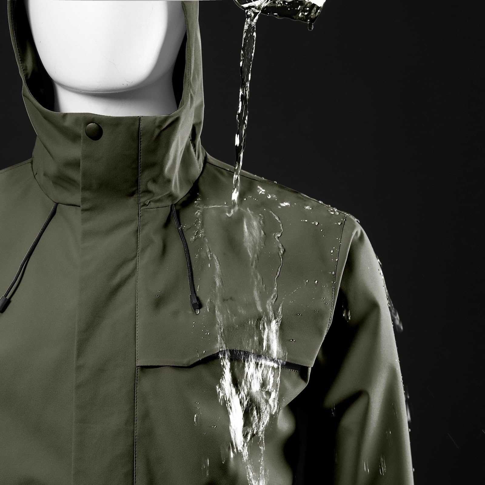 Chaqueta Impermeable Mujer-Chaquetas Casuales Para Mujer Chaquetas Cortavientos Para Exteriores Con Capucha Para Todas Las Estaciones Perfectas Para Uso Informal Estilo VersáTil Ideales Para Combinar