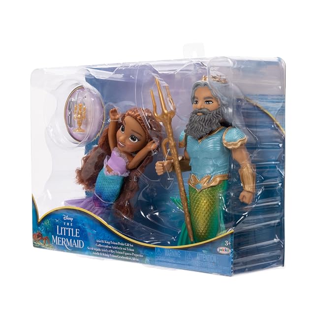 Foto 5 de 5 de Disney La Sirenita - Set de Regalo Ariel y Tritón de 15 centímetros de Altura