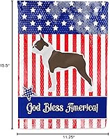 Vista 1289 de Caroline's Treasures BB4243GF Bandera de jardín con texto en inglés «Merry Christmas» con texto en inglés «Merry Christmas», bandera decorativa