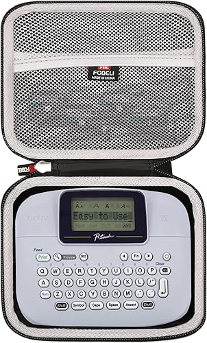 FBLFOBELI Estuche de almacenamiento duro para Brother P-Touch PTM95PT90PT45M Handy Label Maker (solo estuche)