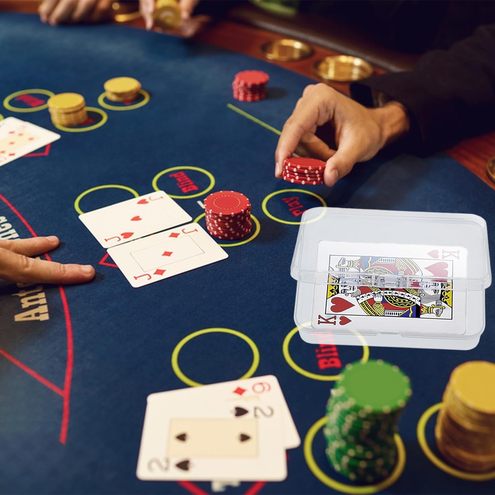 Carte da gioco 52 carte Design su scatola e carte Prodotto nei Paesi