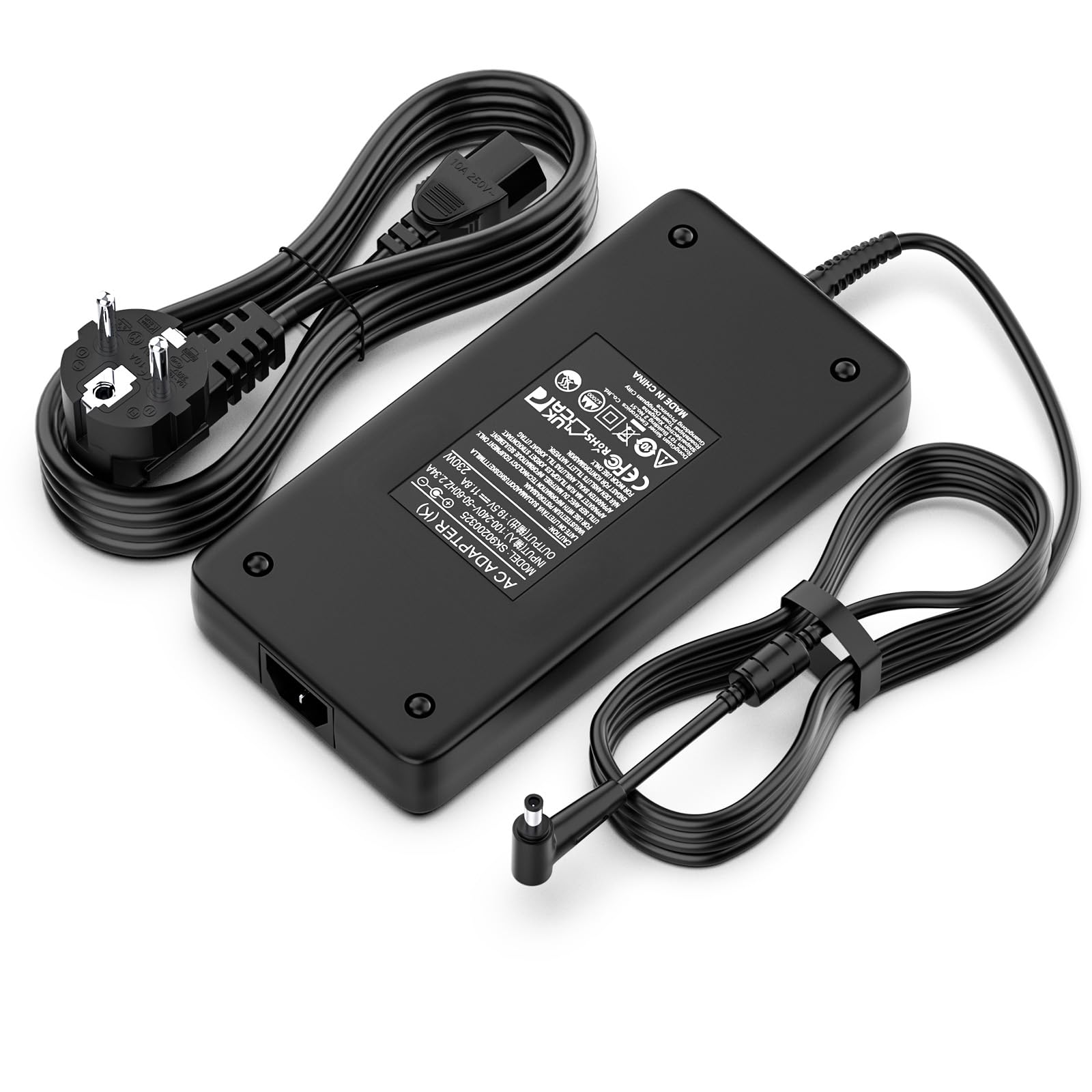 230W Cargador Portátil Compatible con ASUS ROG Zephyrus ADP-230GB B Series | ROG Zephyrus FX95G FX95D FX95DU FX86F GM501GS GX501 GX501V GX501VI GX501VS GX502 GA502DU GU502GU GX502GW GX502GV ADP-230GB B