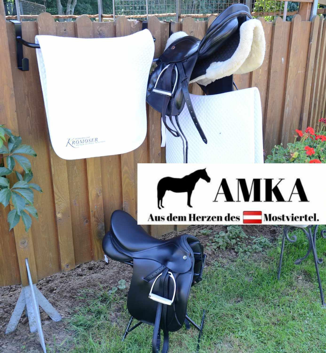 AMKA Sattelhalter klappbar 2 Stück Sattelhalter mit Haken