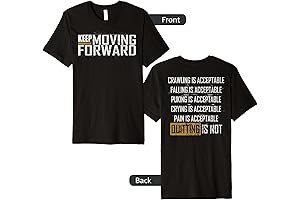 Premium Fitness Gym T-Shirt: Motivation to Keep Moving Forward