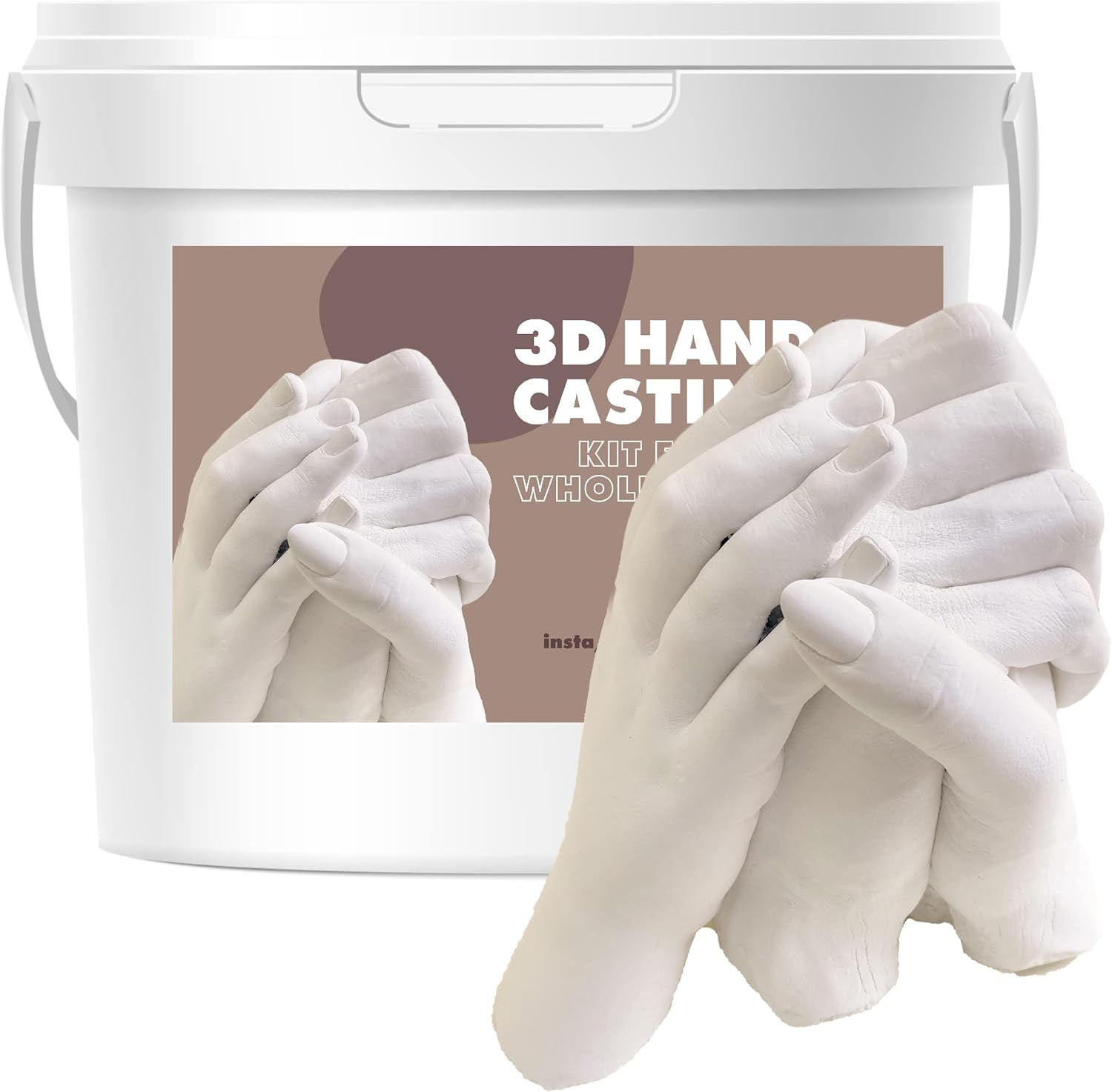 3D Hand Casting Mold Kit for Family with Alginate Molding