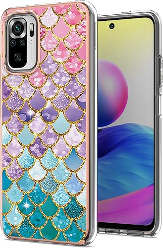 Funda compatible con Redmi Note 10S 4G, compatible con Xiaomi Redmi Note 10 4G para teléfono móvil TPU funda LP