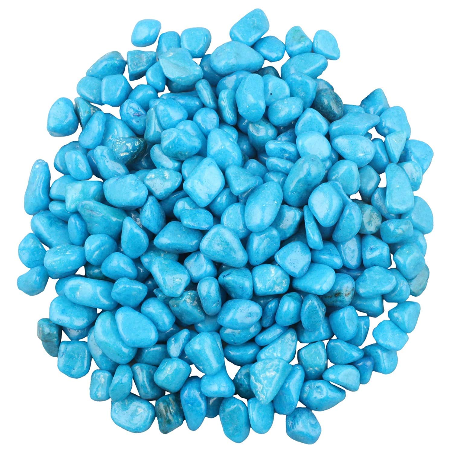 Color Stone Polished Stone Marble Pebbles for Home Garden Aquarium Outdoor Decoration (Sea Blue, 2 Kg) (B08YFFRVDD) Amazon Price History, Amazon Price Tracker