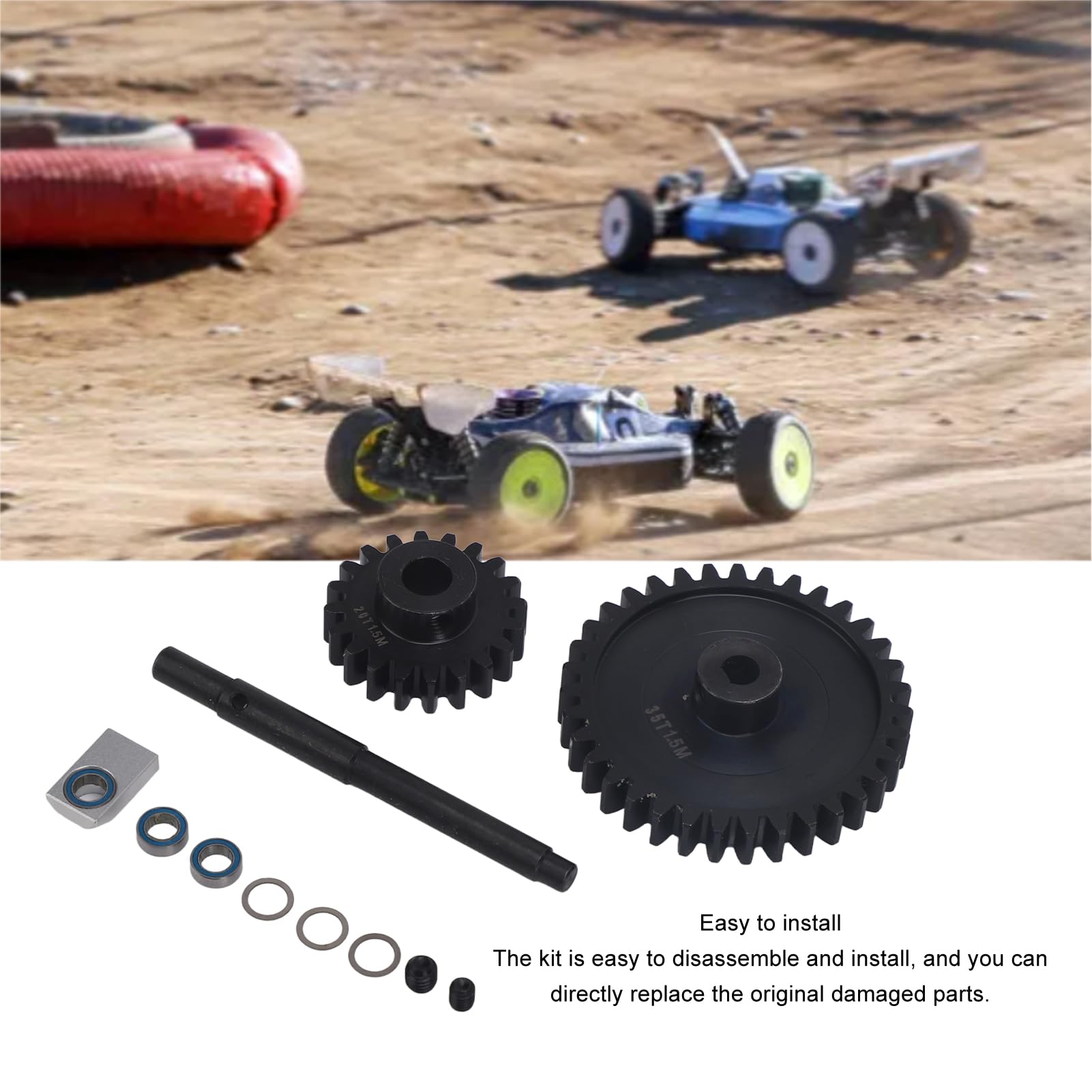 Kit de Engranaje Recto de Piñón para Coche XRT RC, 20T 35T