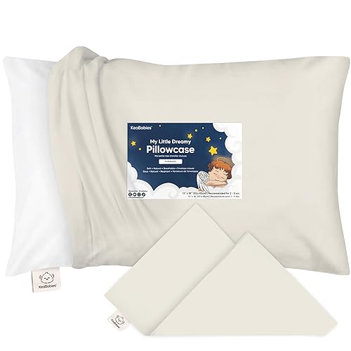 Miniatura 82 de KeaBabies Funda de almohada para niños pequeños de 13 x 18 pulgadas, funda de almohada de algodón orgánico para niños, niñas, funda de algodón suave