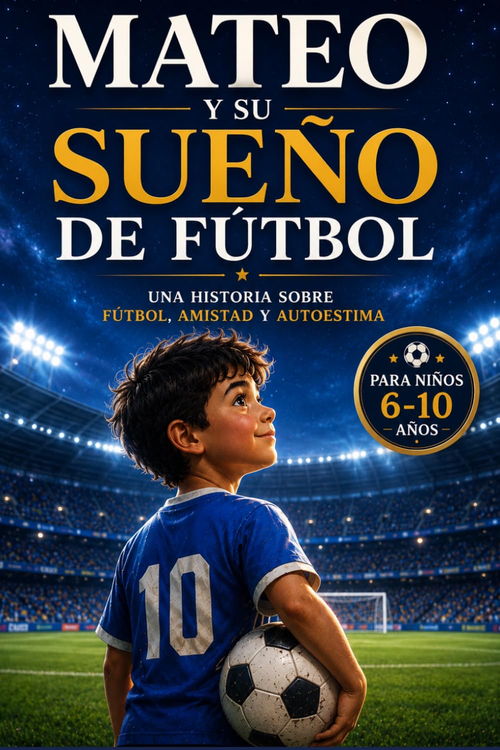 Mateo y Su Sueño de Fútbol: Una historia inspiradora de fútbol, amistad y autoestima para niños de 6 a 10 años sobre confianza, esfuerzo y superación