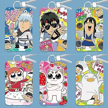 Amazon.co.jp: 銀魂 カードケース パスケース 人気キャラ 坂田銀時