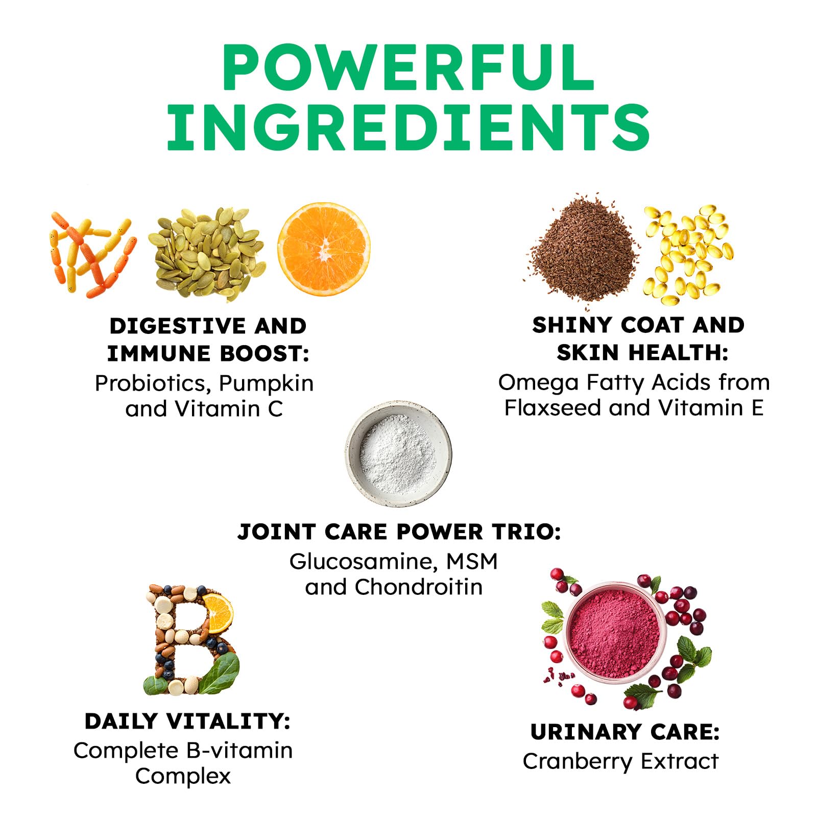 Dog Vitamins and Supplements - 150 Dog Multivitamin Chewable - Immune, Joint Support, Skin, Gut Health + Packed with Omega 3s, Glucosamine & Probiotics - Safe for Puppy - Chicken - image 3