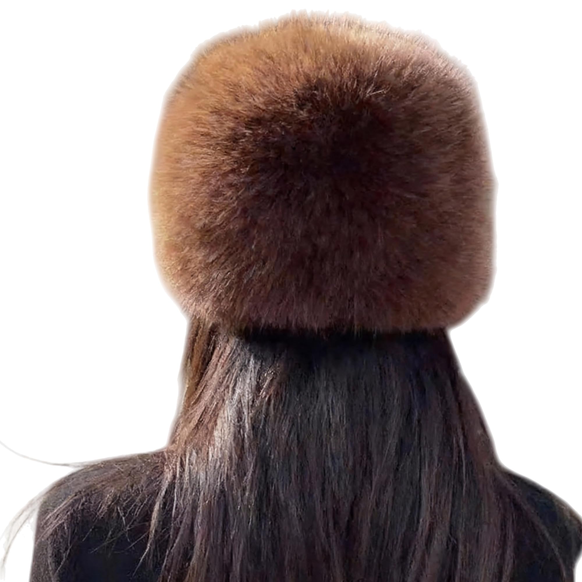 VPIEYX Upgraded Soft Fluffy Winter Bucket Hat for Women Warm Faux Fur Fisherman Cap Cozy Cold for Winter, Brown