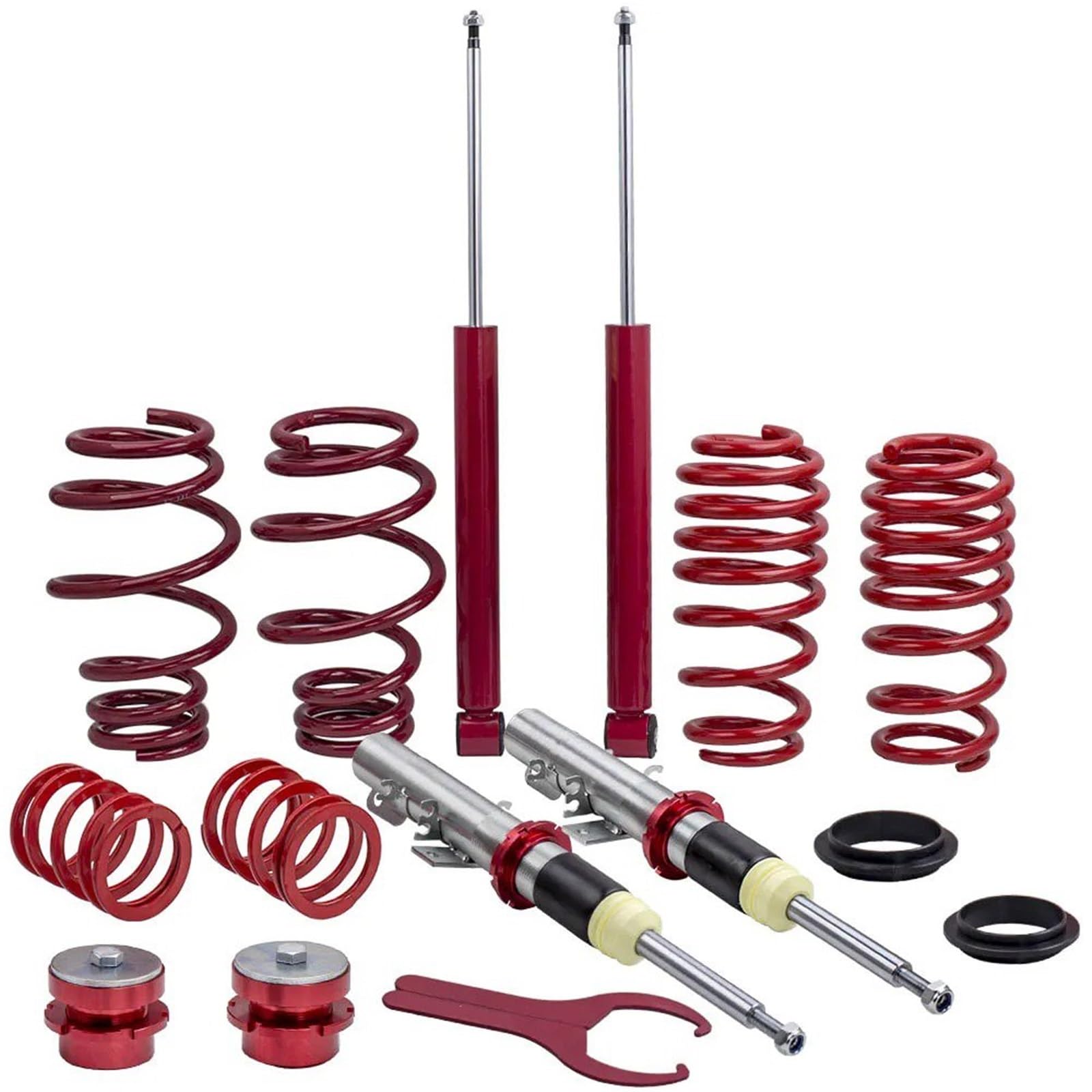 Amortiguador Suspensión Neumática Para SEAT CORDOBA (6L2) 2002 2003 2004 2005-2009 Notchback 9N Suspensión Coilover Descenso Amortiguador Muelles Suspensión Puntales