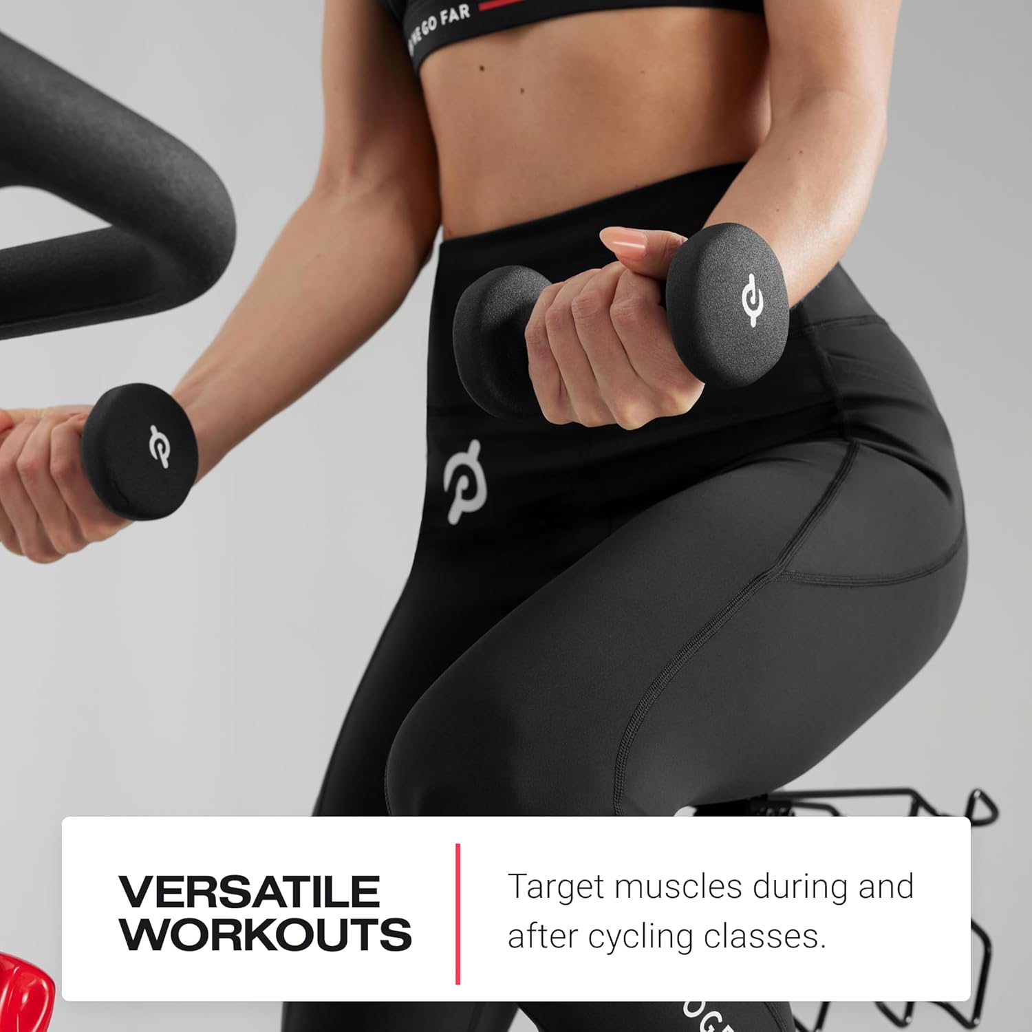 Peloton Light Weights | Set of Two Sweat-Proof Weights with Nonslip Grip, Designed to Fit in The Back of Peloton Bike and Bike+ 9 71cihyMFNeL. AC SL1500