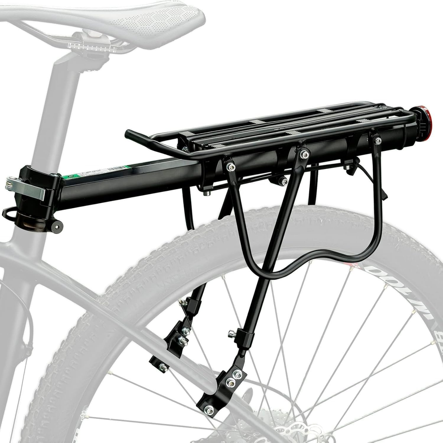 Cycle Carrier with Quick Release | Aluminium Alloy Bike Rear Rack | 110 lbs Weight Capacity | Bicycle Seat Luggage Carrier for Mountain, Road & Commuter Bikes