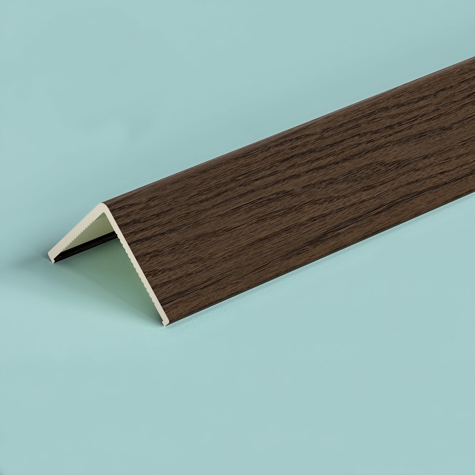 Paraspigoli in PVC per pareti, 100 cm, 3 pezzi, profilo angolare facile da montare per evitare danni per la protezione di pareti e pavimenti in case, uffici e spazi commerciali (stile 12,25 mm