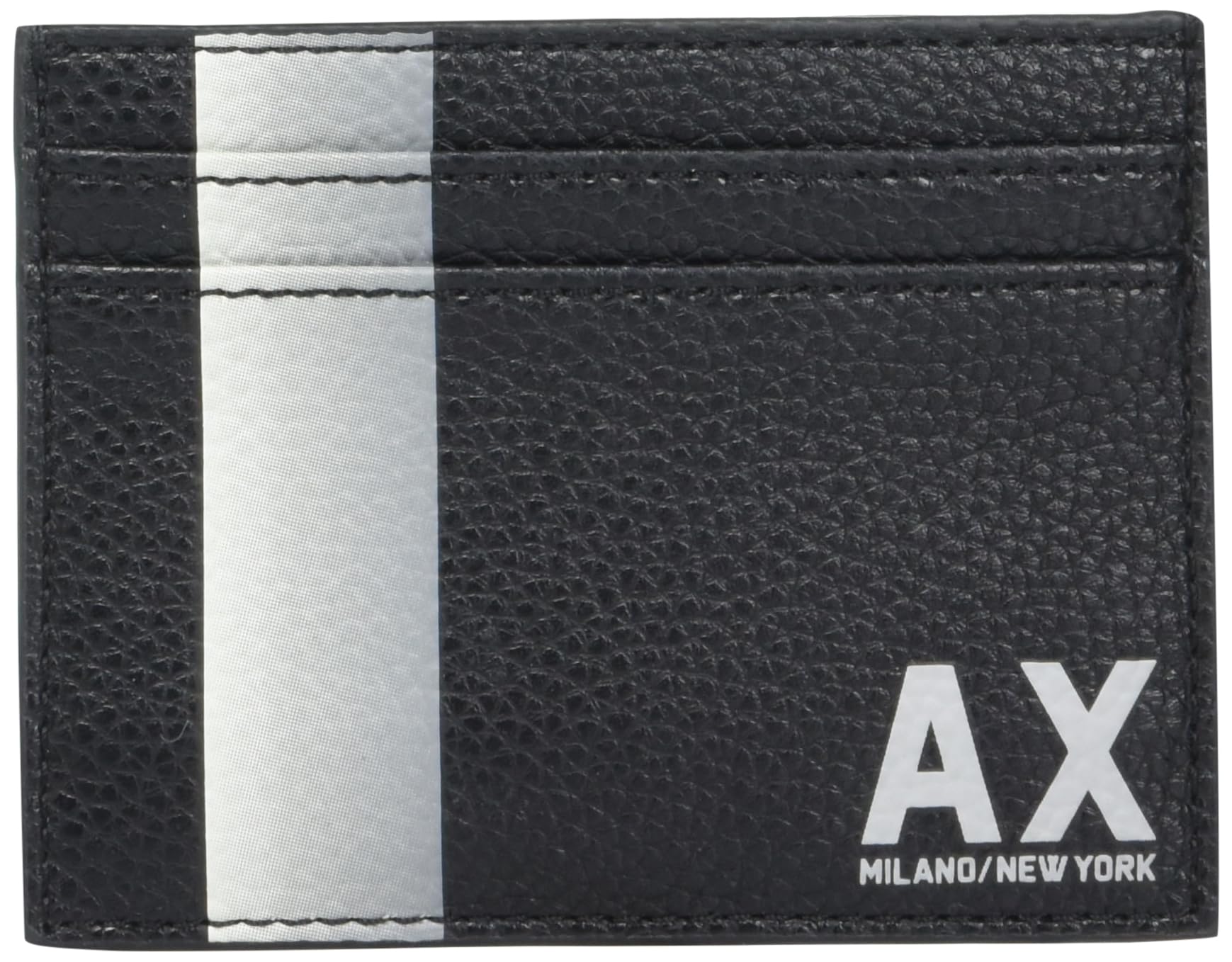 Armani Exchange Men's Official Store Card Holders Black U