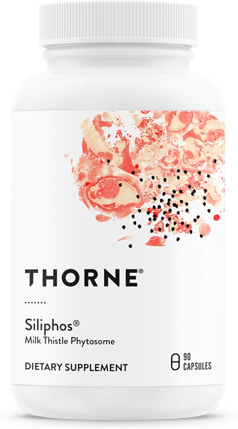 THORNE Siliphos – Botanical Extract Complex for Antioxidant and Liver Support – 90 Capsules
