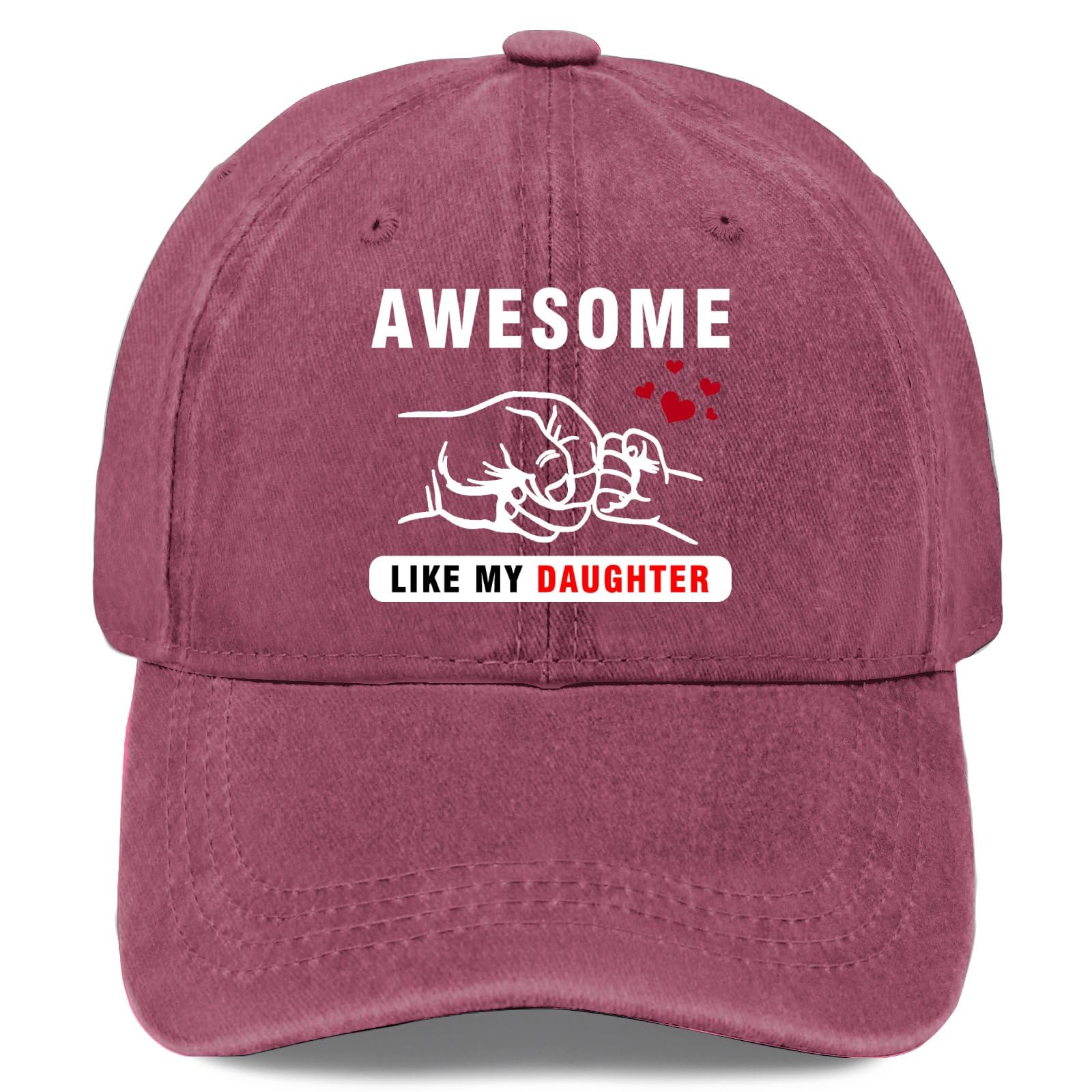 Awesome Like My Daughter Hat Gifts for Women Hat for Men Womens Wine Red & Cowgirl Hats & Cowboy Hats &