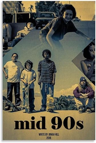 Miniatura 1 de CLBCIHWFN Mid Film 90s Coming-of-age Comedy-drama Skate Retro Movie Canvas Art Posters for Room Aesthetic And Wall Art Picture Living Room Decor