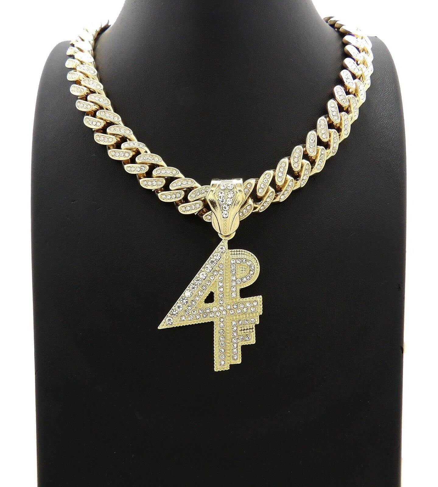 【新品未開封】 BABYL LVERSE PENDANT Amazon.com: Jewelry For Hip Hop Gold PT Lil Baby 4PF Pendant