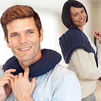 Vista 1 de SunnyBay Envoltura de cuello en forma de C lavanda con almohadilla térmica de espalda baja