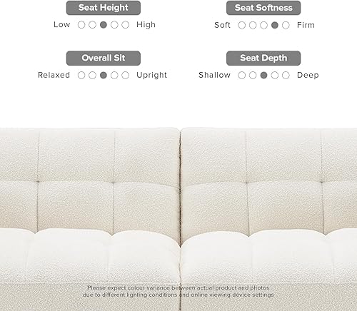 Miniatura 30 de mopio - Sofá cama futón, de 76.8 pulgadas, sofá pequeño biplaza, moderno de mediados de siglo, sofás para sala de estar (terciopelo rosa viejo) 1 -