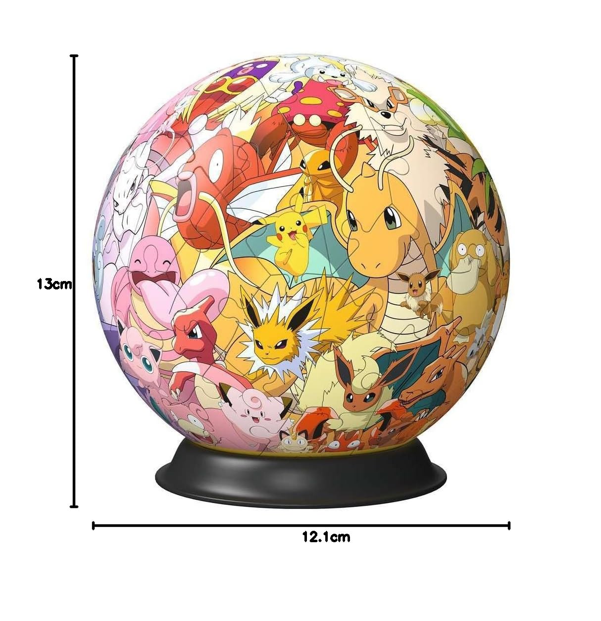Ravensburger Puzzle 3D Kula Pokemon Postacie