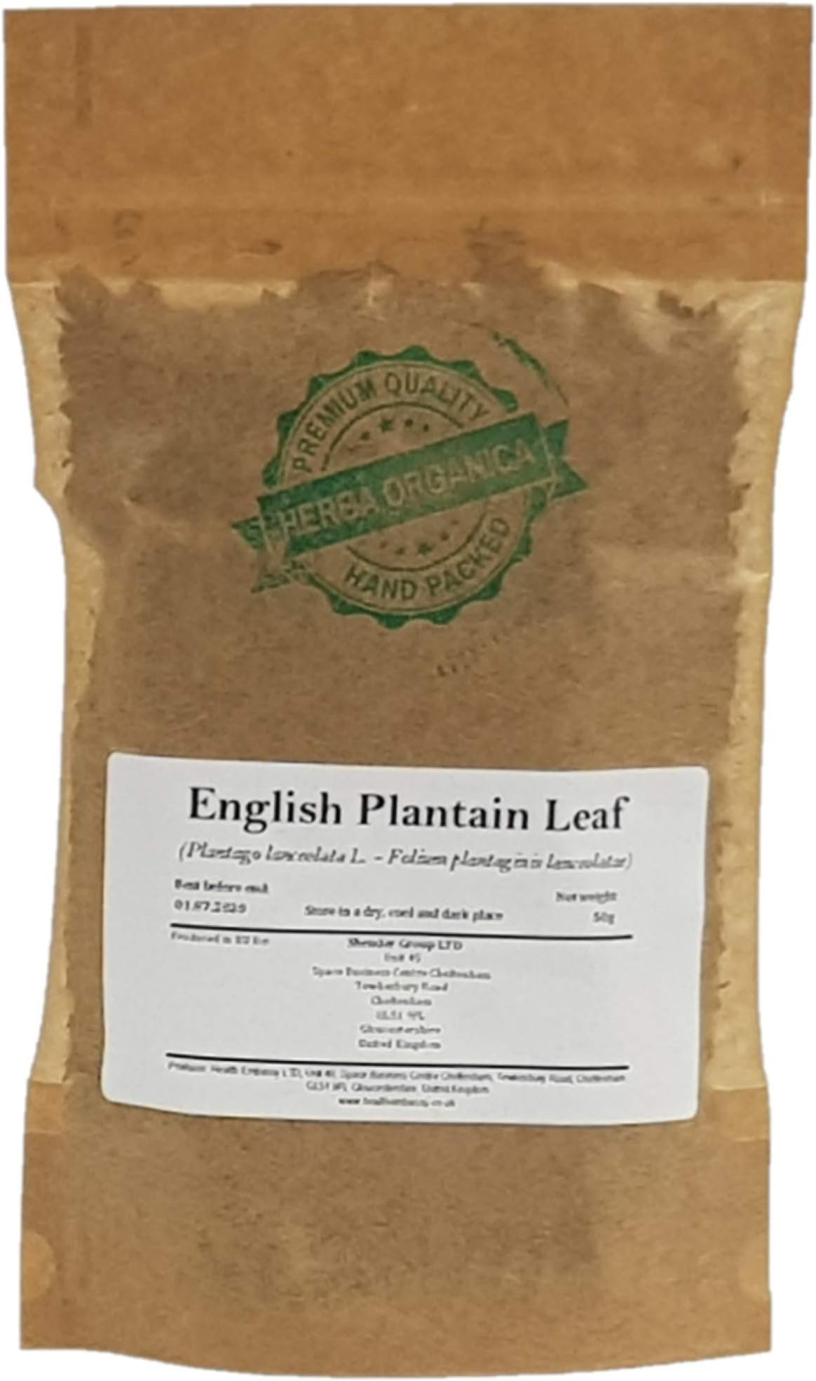English Plantain Leaf Herba Organica