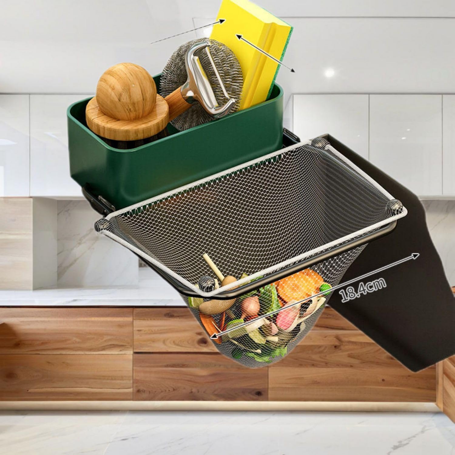 厨房 Kitchen Gadgets, Cook Accessories 水槽垃圾过滤网水池下水道沥水网洗菜盆洗碗池剩菜剩饭滤网架 KCookware Accessories - 1869