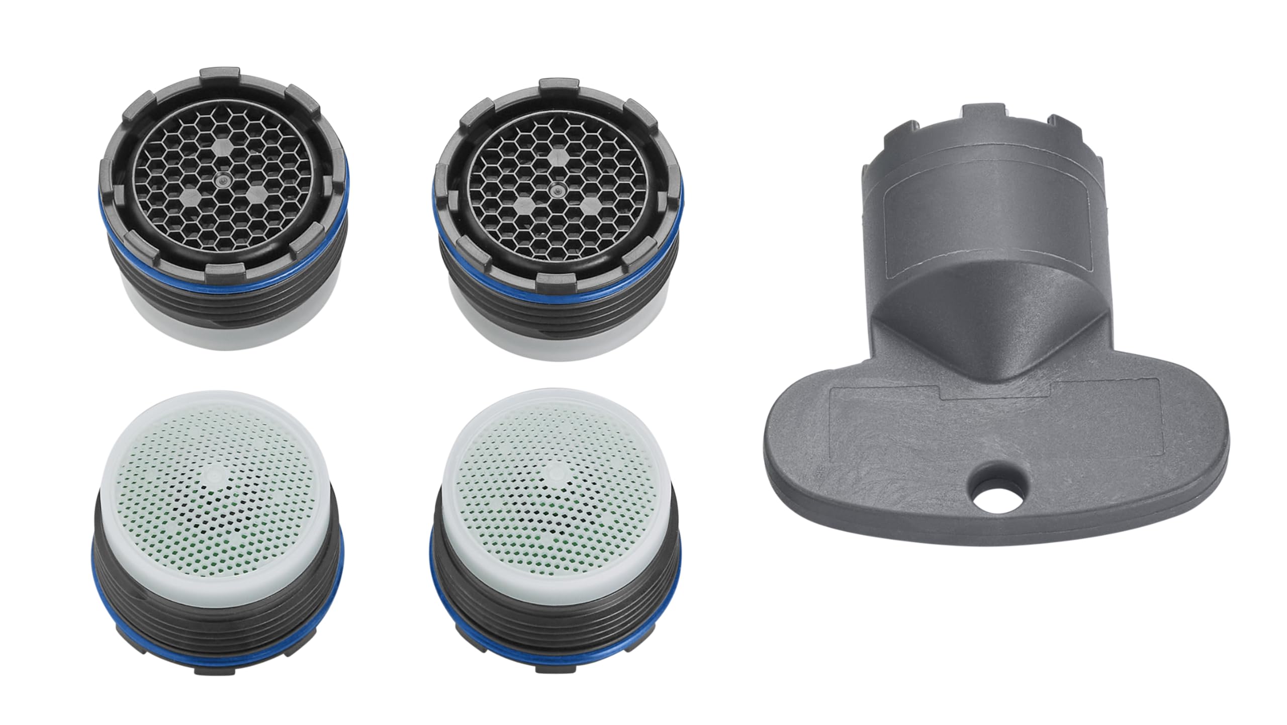 M18.5x1~5.7 l/min 4er Set Original PERLATOR® Wassersparender Einschraubstrahlregler inkl. Schlüssel