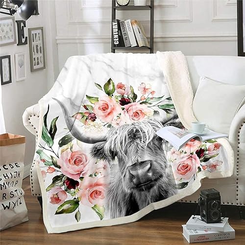 Miniatura 31 de Erosebridal Manta de franela con estampado de fresa, manta Sherpa decorativa para sofá, sofá o cama, manta Kawaii de frutas, manta de felpa rosa