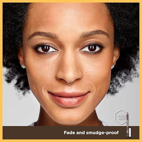 Miniatura 6 de Burt's Bees Delineador de ojos nutritivo, negro suave - 0.04 onzas, lápiz