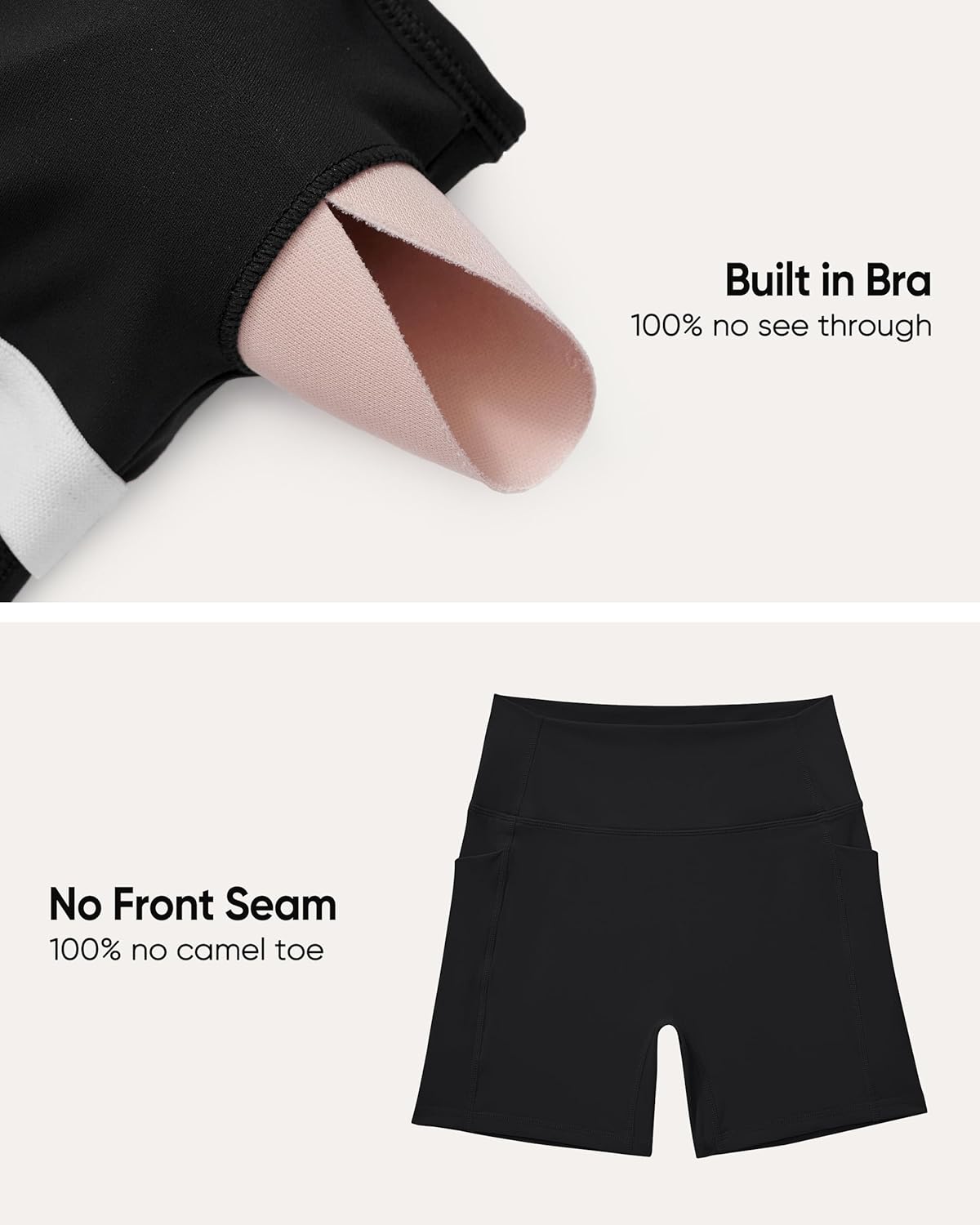 OMKAGI Workout Sets for Women Open Back Strappy Workout Tank Gym Shorts Outfits with Pockets - Image 4