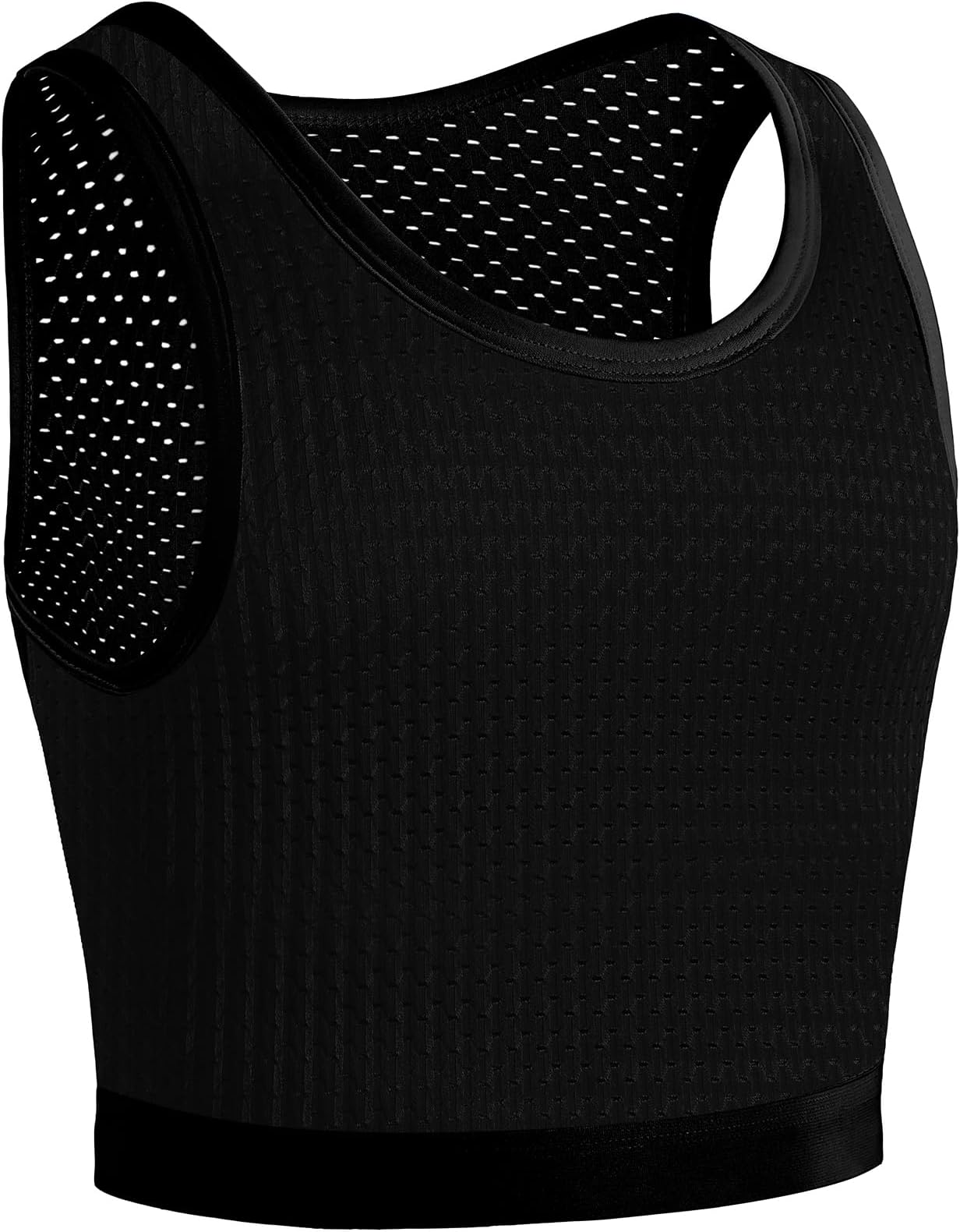 Transgender FTM Trans Breathable Half Chest Binder