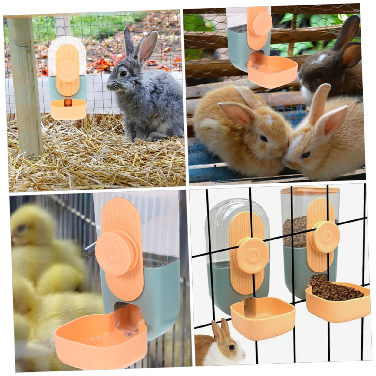 SUPVOX Comedero Automático Conejos Colgante Dispensador Agua Práctica para Mascotas Doméstico
