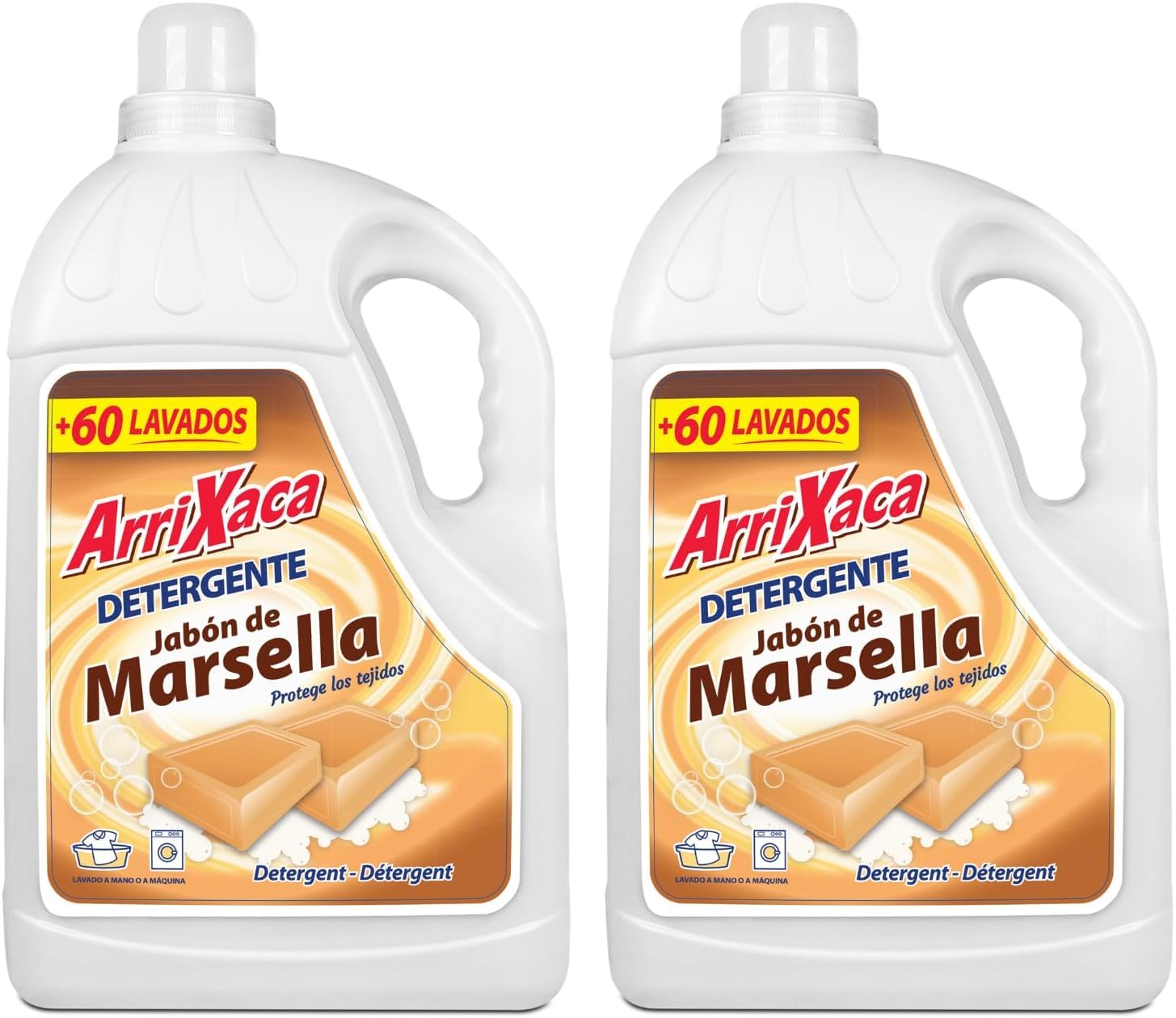 Waschmittel Marseille, flüssig, weiße und farbige Kleidung, 10 Liter | Ultraeffektiv, weiße Wäsche, farbige Kleidung