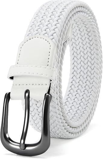CHAOREN 30mm Boys Elastic Braided Belt Adjustable Kids Woven Belt