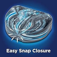 Vista 3 de Estuches de retención de ortodoncia de mármol Practicon, estuche alineador ortodóntico, soporte para protector bucal (paquete de 3) (Medianoche)